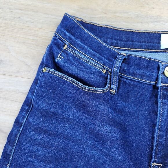 ☔️🔸️Frame Blue Le High Skinny Leg Jeans Size 6/28 - Picture 9 of 14